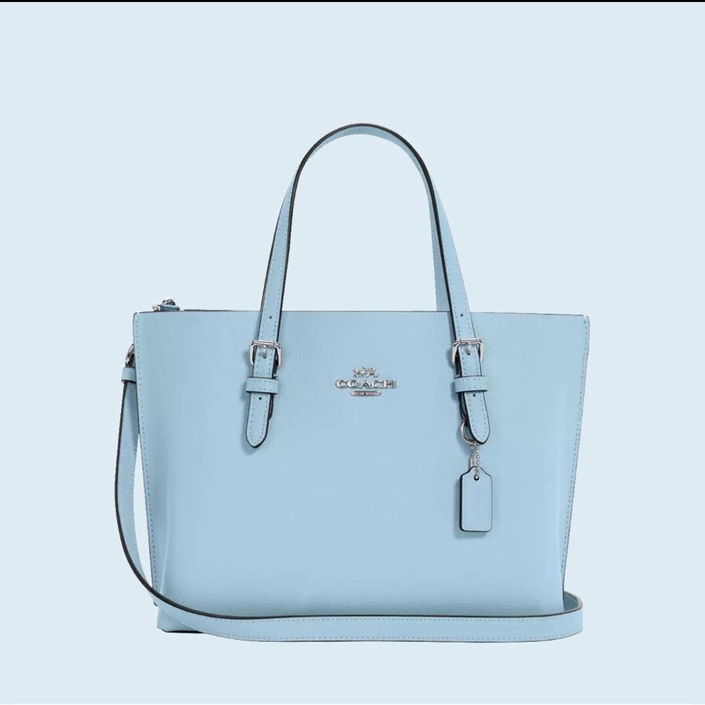 Coach Molly Tote 25 in Waterfall Blue